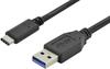 Digitus USB-C®® Anschlusskabel, Type-C - A, USB-Kabel, Rund, beidseitig