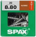 SPAX Holzbauschraube Spax Holzbauschrauben 8.0 x 80 mm TX 40 - 20 Stk.