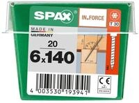 SPAX Holzbauschraube Spax Holzbauschrauben 6.0 x 140 mm TX 30
