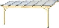 Skanholz Terrassendach Verona, BxT: 648x239 cm, Bedachung Doppelstegplatten,...