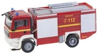 Faller Modelleisenbahn-Stra&szlig;e Faller 161599 MAN TGS TLF Feuerwehr Car System H0