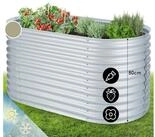 blumfeldt Blumentopf High Grow, Hochbeet Metall Balkon Pflanzkasten Pflanzk&uuml;bel