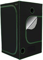 Zelsius Gew&auml;chshaus Grow Tent 140 x 140 x 200 cm schwarz/gr&uuml;n Pflanzenzucht...
