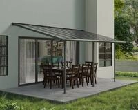 Palram - Canopia Terrassendach Sierra Alu Terrassen&uuml;berdachung, BxT: 555x295...