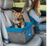 kurgo Tier-Autobett Autositz Heather Booster Seat blau/anthrazit