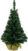 Kaemingk Mini Weihnachtsbaum im Jutesack 75cm grün