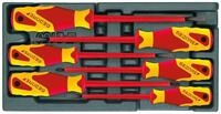 Gedore Schraubendreher 1500 ES-VDE 2170 PZ VDE-Schraubendreher-Satz in 1/3...