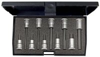 Gedore Steckschl&uuml;ssel Steckschl&uuml;ssel-Bit-Einsatz-Set 3/8&Prime; 10tlg 1509918
