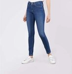MAC Stretch-Jeans MAC DREAM SKINNY mid blue authentic wash 5402-90-0355L D569