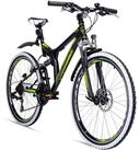 bergsteiger Mountainbike Phoenix 26 Zoll, geeignet ab 160 cm, Damen, Herren, 21 Gang