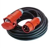 Bachmann Extension 5G1,5mm&sup2; schwarz Stromadapter CEE rot 16A 3P+N+PE 400V