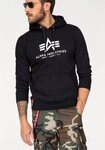 Alpha Industries Kapuzensweatshirt Basic Hoody Baumwollmischung, regular fit
