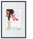 Walther Bilderrahmen Kunststoffrahmen KV025L New Lifestyle 20x25cm blau