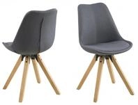 ACTONA GROUP Esszimmerstuhl Dian (Set, 2 St), Organisch geformter Sitz mit...