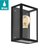 EGLO Au&szlig;en-Wandleuchte ALAMONTE 1, ohne Leuchtmittel, Wandlampe au&szlig;en, L17 x...