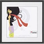 Walther Bilderrahmen Kunststoffrahmen KV220B New Lifestyle 20x20cm schw
