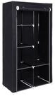 SONGMICS Kleiderst&auml;nder Stoffschrank, Garderobe, mit 1 Kleiderstange, 6...