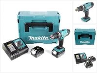 Makita Schlagbohrmaschine DHP 453 RMJ Akku Schlagbohrschrauber 18V 42Nm im...
