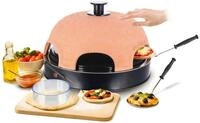 Emerio Standgrill Pizza-Ofen, PIZZARETTE PO-115984 f&uuml;r 6 Personen Mini-Pizza,...