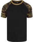 URBAN CLASSICS T-Shirt Urban Classics Herren Raglan Contrast Tee