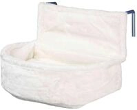 TRIXIE Katzen-H&auml;ngematte Kuschelsack f&uuml;r Heizk&ouml;rper - wei&szlig; - 45 &times; 13 &times; 33...