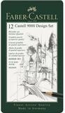 Faber-Castell Zeichenkohle Faber-Castell Castell 9000 Bleistift - 12er Design...