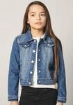Jeansjacke NAME IT "NKFSTAR DNM JACKET 2210-SR", M&auml;dchen, Gr. 92, blau (medium