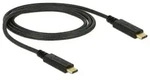 Delock 85531 USB Kabel USB 3.2 Gen 2 (3.1 Gen 2) 1 m USB C 10 Gbit/s Schwarz