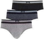 Jockey Slip Cotton Stretch (3er Pack) ohne Eingriff, elastisch, bequem