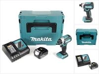 Makita Akku-Schlagschrauber DTD 153 RF1J 18 V Akku Brushless Schlagschrauber im