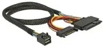 Delock DeLOCK Adapterkabel SFF-8643 > U.2 SFF-8639 + SATA Computer-Kabel schwarz