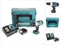 Makita S&auml;ulenbohrmaschine DDF 451 RF1J Akku Bohrschrauber 18V 80Nm + 1x Akku 3,0Ah +