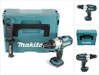 Makita S&auml;ulenbohrmaschine DDF 451 ZJ Akku Bohrschrauber 18V 80Nm Solo im Makpac -