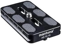 mantona AS-70-1S Schnellwechselplatte Camcorderstativ