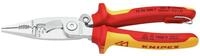 Knipex Elektro-Installationszange, VDE TT 200 mm mit Mehrkomponenten Griff