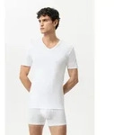 Mey Unterziehshirt Mey Herren Das Drunterhemd - V-Neck, Slim fit Ser (1-St) Das