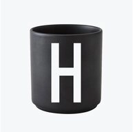 Design Letters Becher Porzellanbecher Schwarz H, Porzellan