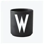 Design Letters Becher Porzellanbecher Schwarz W, Porzellan