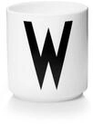 Design Letters Becher Porzellanbecher Wei&szlig; W, Porzellan