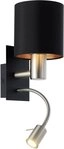EGLO Wandleuchte PASTERI Wandlampe - Stahl - E27,LED - 1X40W,1X3,8W - IP20,