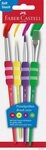 Faber-Castell Bastelmesser Faber-Castell Aquarellpinsel Soft-Touch 4er-Set St&auml;rke 2