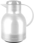Emsa Isolierkanne Samba, 1 l, zeitloses Design, einfacher Knopfdruck, 24h kalt,...