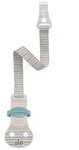 nip Schnullerbefestigung Softring Schnullerband Textil blau