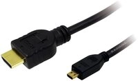 LogiLink LogiLink HDMI Anschlusskabel HDMI-A Stecker, HDMI-Micro-D Stecker 1.00