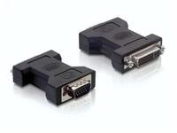 Delock DeLOCK 65017 Kabeladapter DVI-I VGA 15-pin M Schwarz Audio- & Video-Kabel