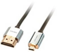Lindy CROMO Slim High Speed HDMI to micro HDMI Cable with Ethernet 41680...