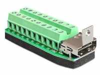 Delock Terminalblock Adapter HDMI Buchse zu 20 Pin Computer-Kabel,...