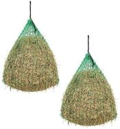 vidaXL Heunetz, Heunetze 2 Stk Rund 0,75x0,5 m PP