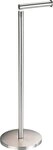 WENKO Toilettenpapierhalter, 2 in 1, mit Ersatzrollenhalter, H&ouml;he: 55 cm