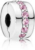 Pandora Bead Pandora Clip rosa 791972PCZ Silber